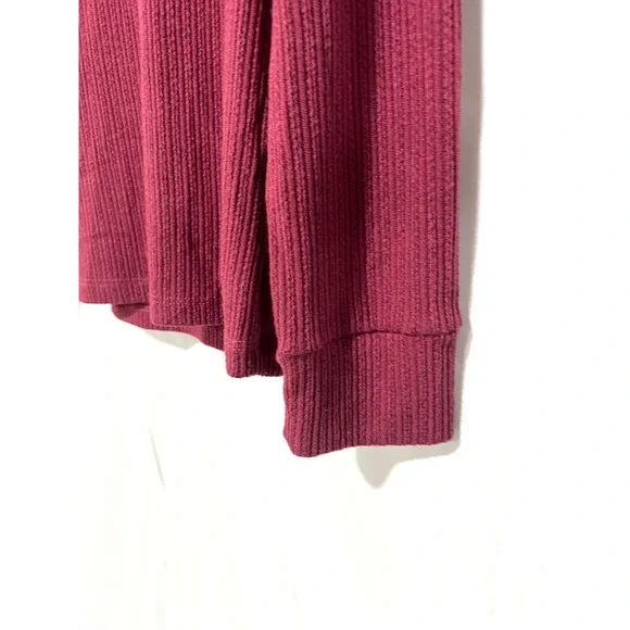 Pink Clover Top Womens Large Long Sleeve Mock Neck Ribbed Stitch Fix Mauve NEW - Picture 9 of 11
